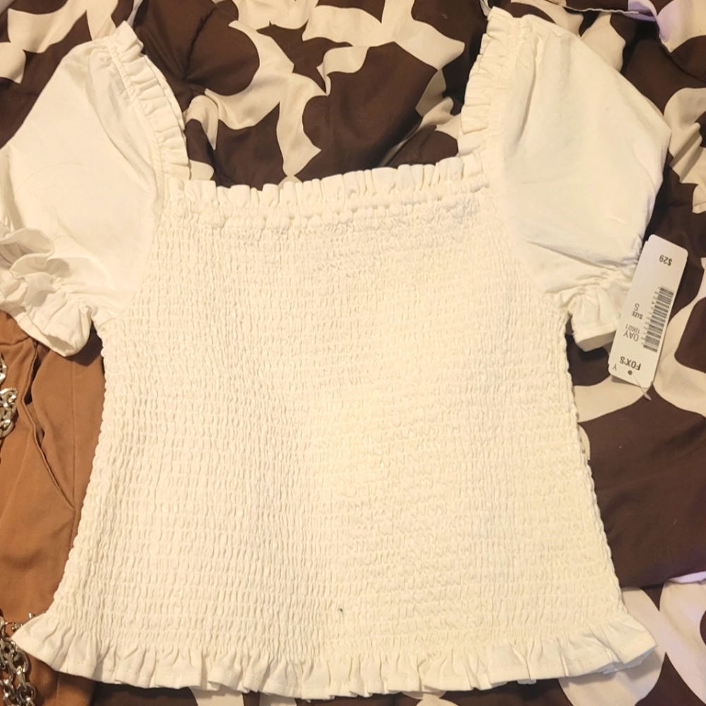 Oat NY, Off the shoulder crop top
